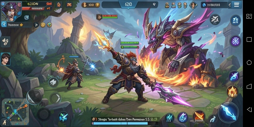 Screenshot utama dari gameplay SLG yang menarik