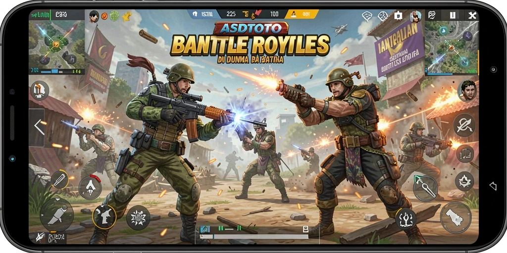 Gameplay ASDTOTO yang mendebarkan di dunia Battle Royale.
