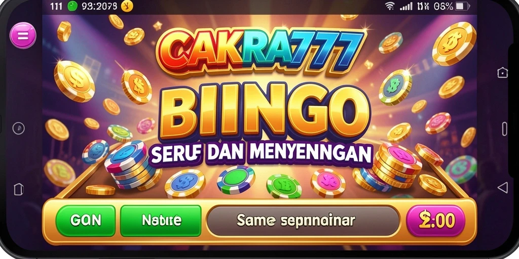 Tampilan menarik gameplay Bingo di CAKRA777.