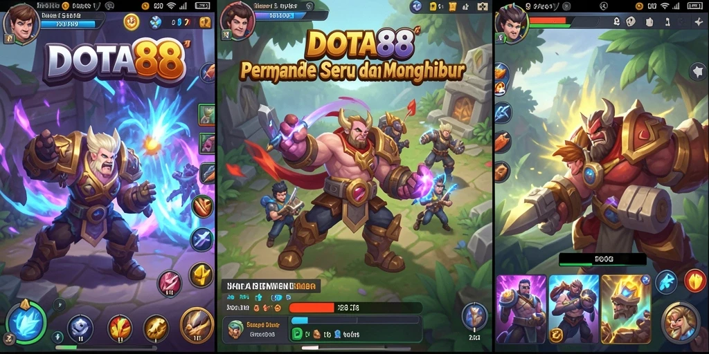 Tampilan gameplay DOTA88 yang seru dan penuh aksi.