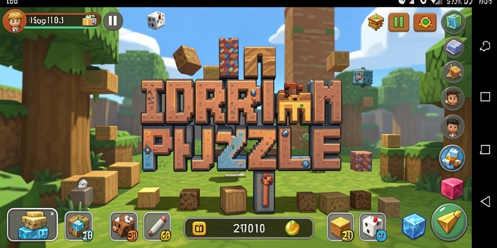 Tampilan gameplay seru dari permainan puzzle IDRRP.