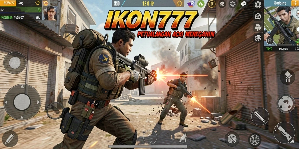 Tampilan menegangkan dari gameplay <strong>IKON777</strong> yang penuh aksi.