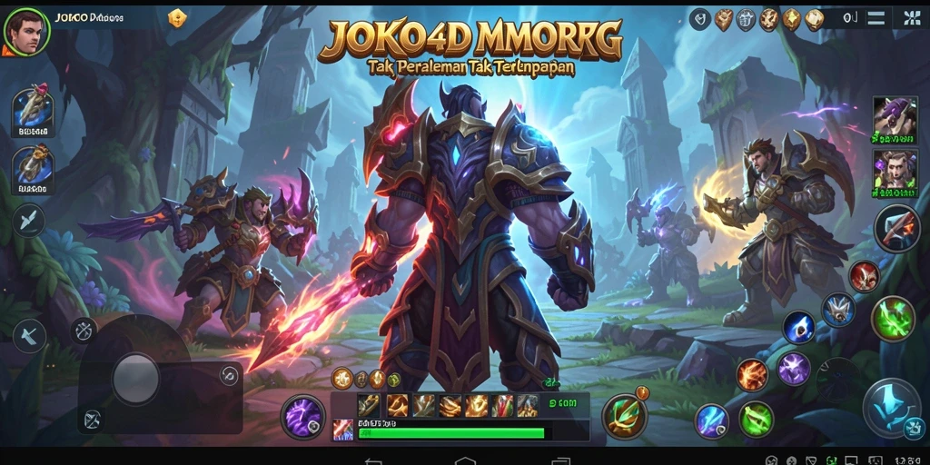 Tangkapan layar menunjukkan gameplay seru JOKO4D dalam petualangan MMORPG.