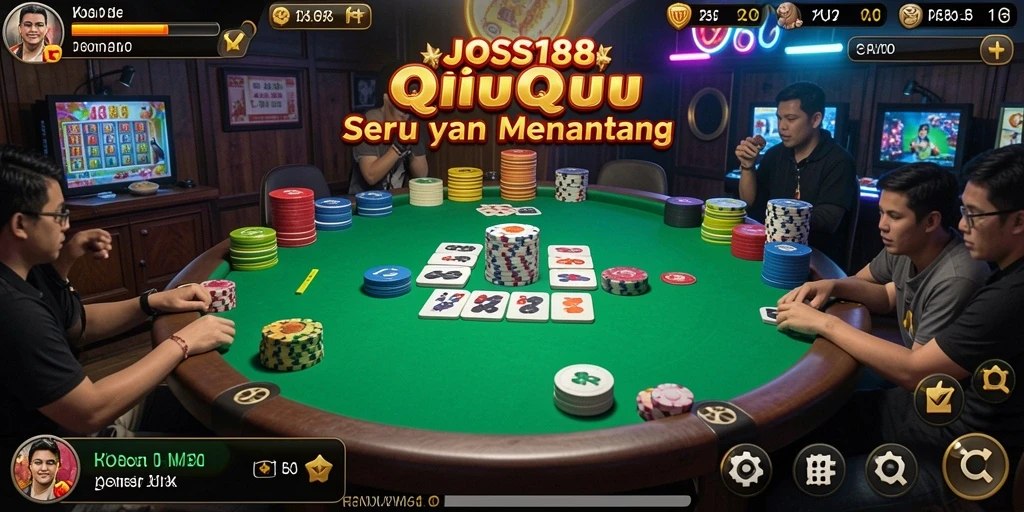 Tampilan gameplay QiuQiu yang menarik dan menegangkan.