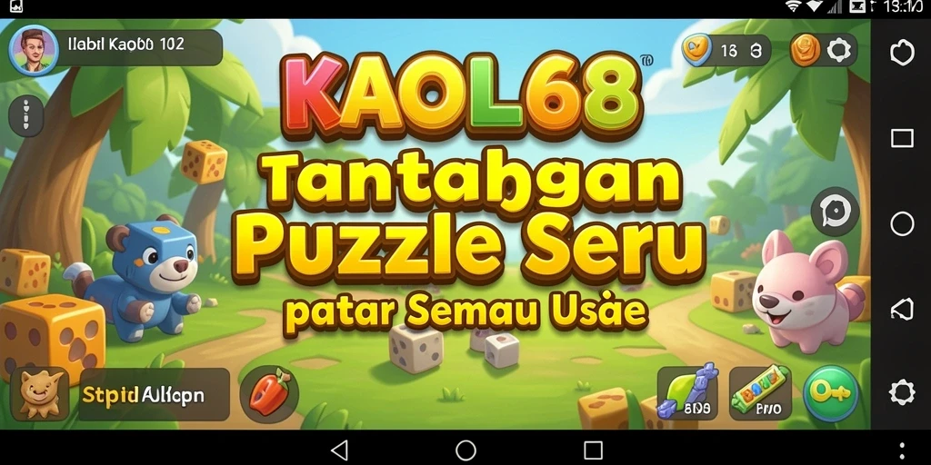 Tampilan gameplay KAOL68 dengan tantangan Puzzle yang menarik.
