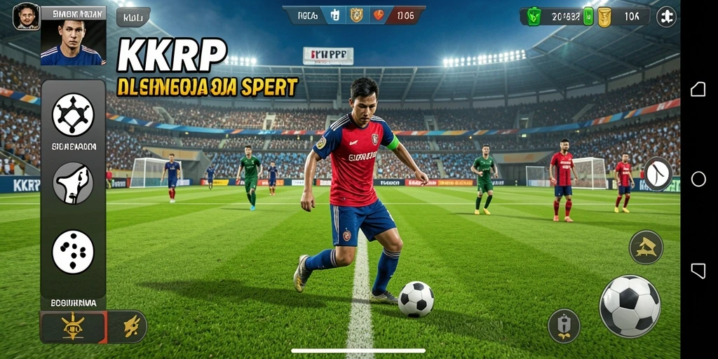 Gameplay KKRP yang intens dan kompetitif di dunia olahraga.