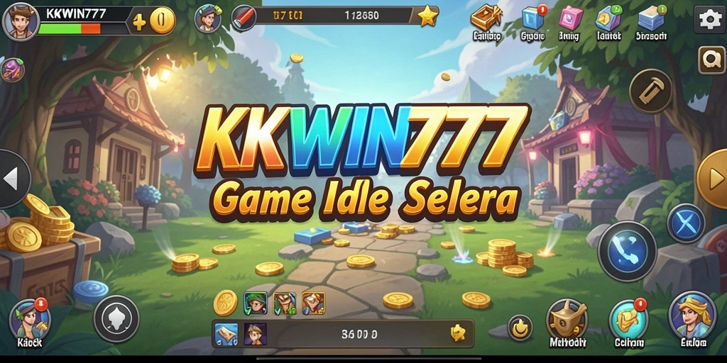 Tampilan gameplay menarik dari KKWIN777 dalam aksi Idle.