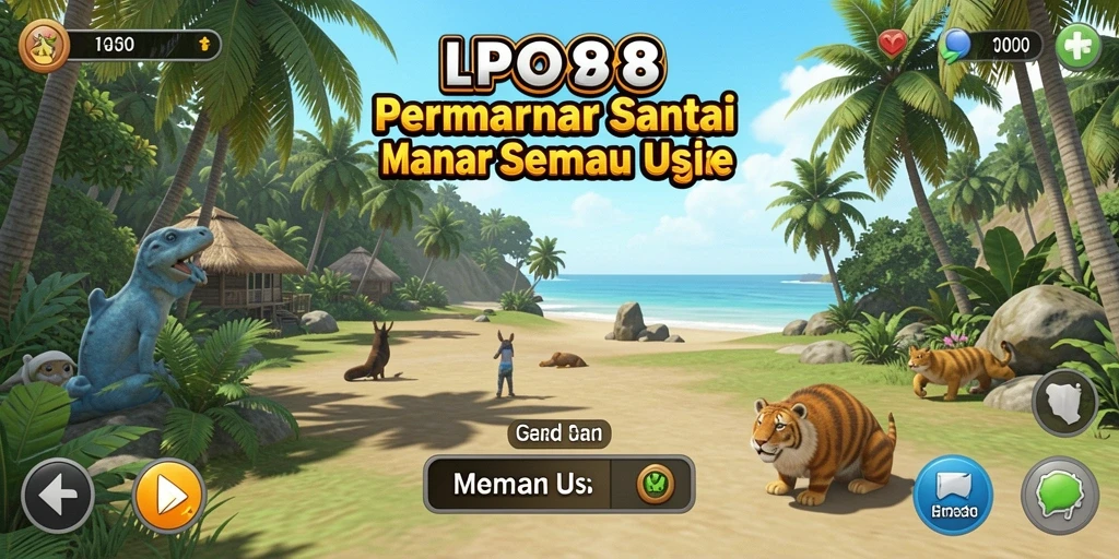 Tampilan menarik dari gameplay LPO88 yang santai dan menghibur.