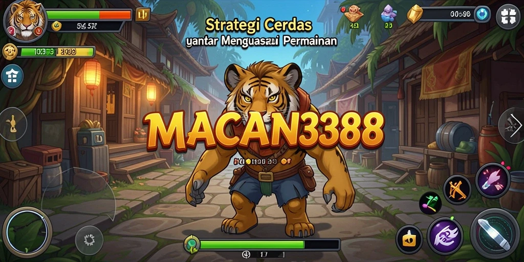 Tampilan gameplay menarik di MACAN388 dengan berbagai karakter strategi.