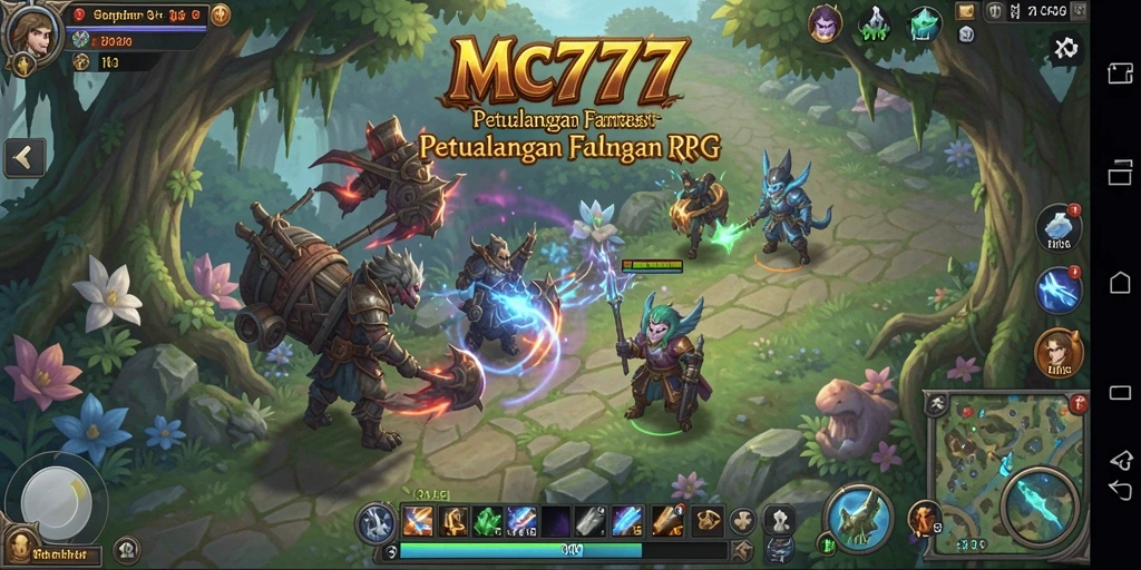 Tampilan gameplay seru di dunia RPG yang menakjubkan.