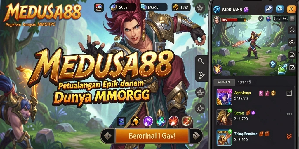 Tampilan gameplay menakjubkan di dunia fantasi MEDUSA88.