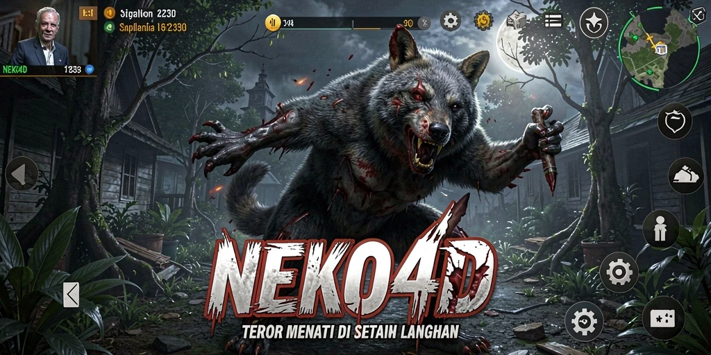 Tampilan gameplay yang mencekam dari NEKO4D, siap membuat Anda terhanyut dalam teror.
