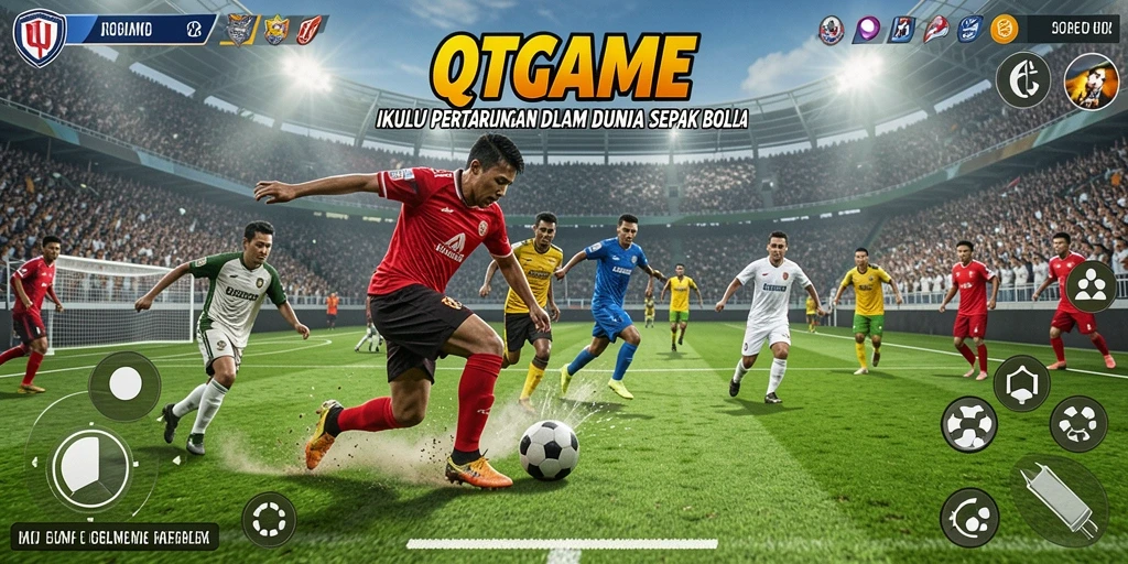 Tampilan gameplay QTGAME yang mengasyikkan dan mendebarkan.
