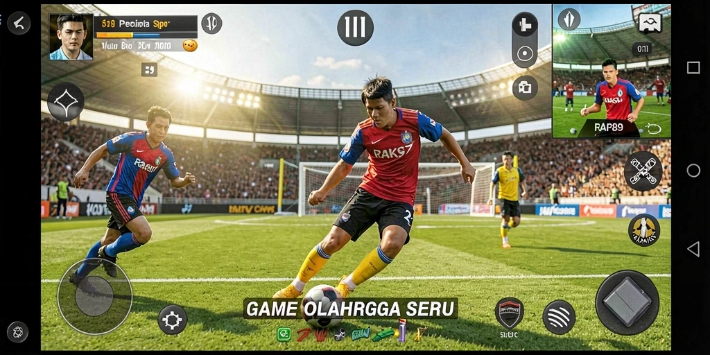 Tampilan gameplay RAP89 yang menegangkan dan penuh aksi.