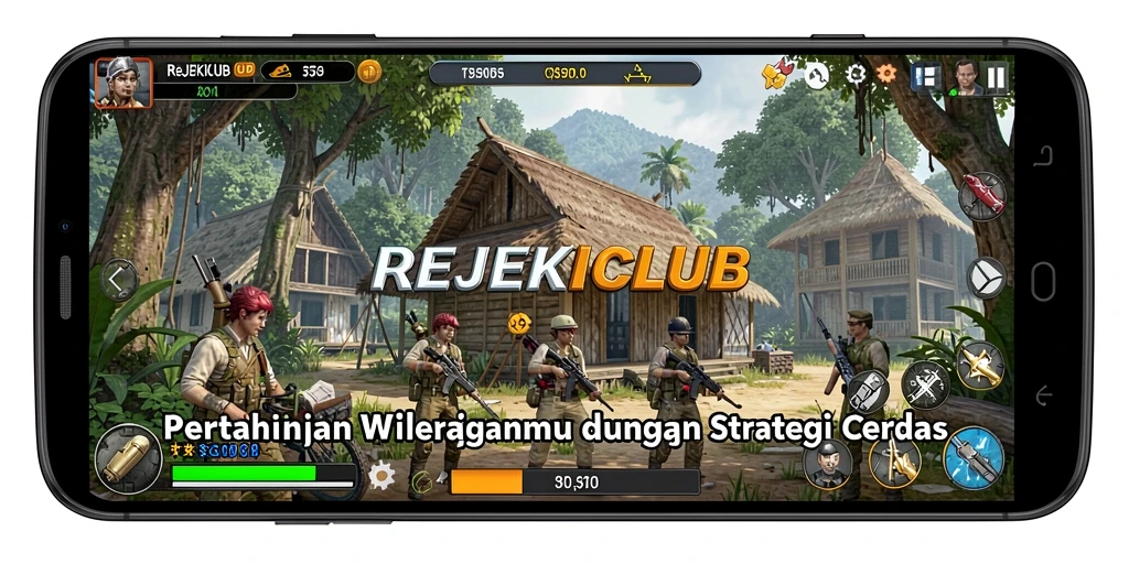 Tampilan gameplay menegangkan di <strong>REJEKICLUB</strong> dengan strategi Tower Defense yang cerdas.