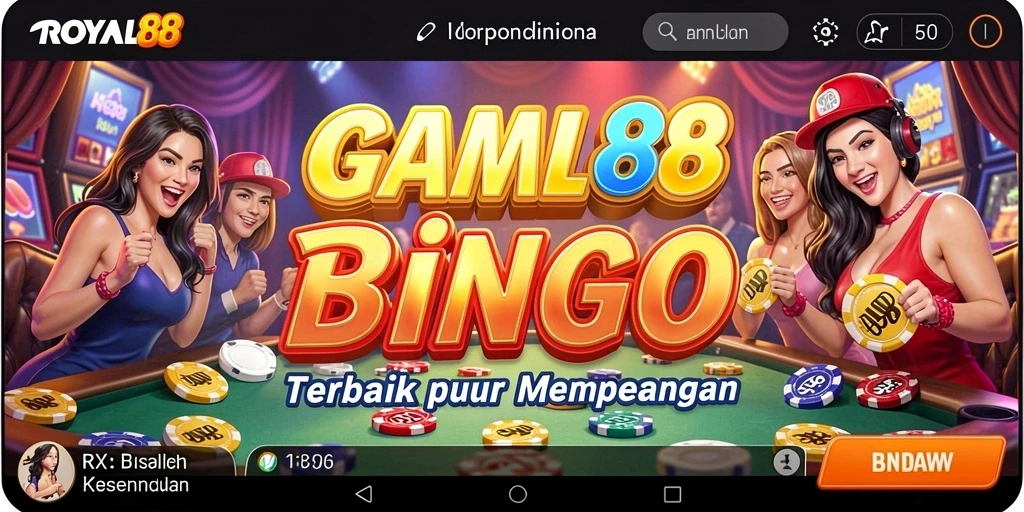 Tampilan gameplay menarik dari ROYAL88 yang penuh aksi Bingo.