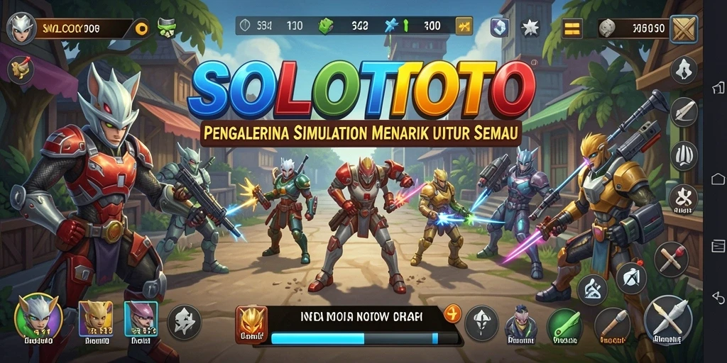 Tangkapan layar SOLOTOTO menunjukkan gameplay Simulation yang interaktif dan menarik.