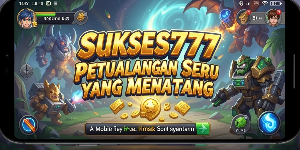 Tampilan gameplay <strong>SUKSES777</strong> dengan petualangan yang menantang.