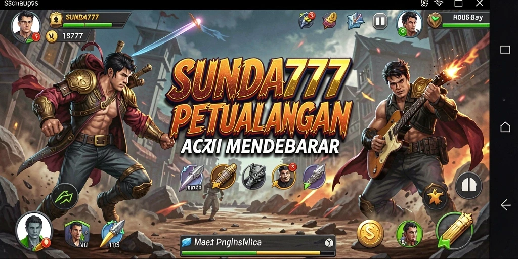 Tampilkan gameplay aksi mendebarkan dari SUNDA777.