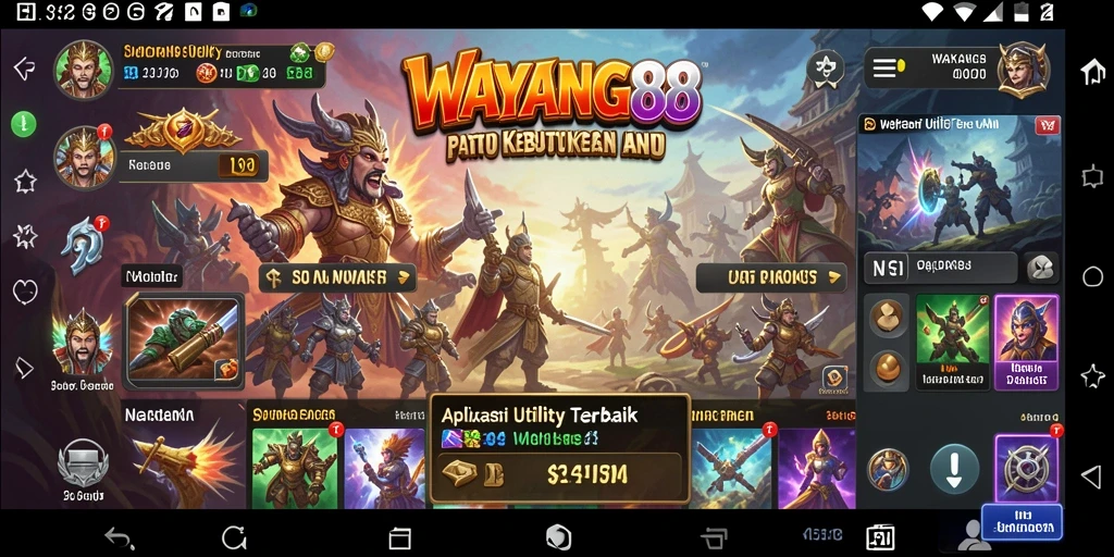 Tampilan utama WAYANG88 yang menarik dan fungsional.
